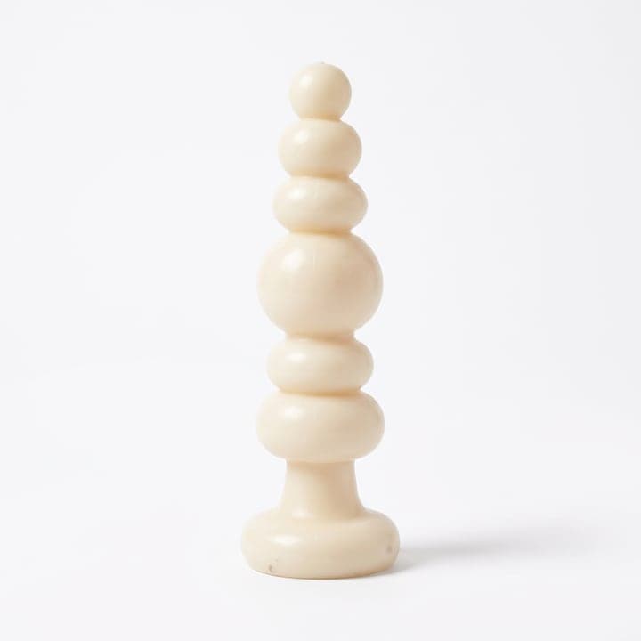 The same candle rendered standing on a clean white background